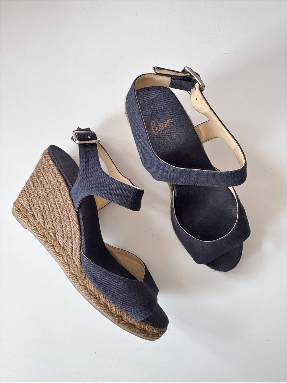 Castaner || Espadrille Wedges Sandals Navy Blue 40
